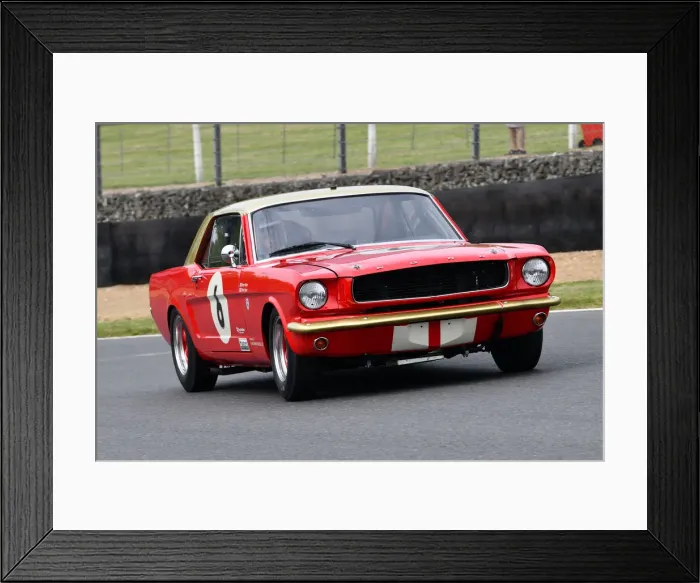 Framed Print : CJM-P 0826 Henry Mann, Steve Soper, Ford Mustang Framed Print : CJM-P 0826 Henry Mann, Steve Soper, Ford Mustang