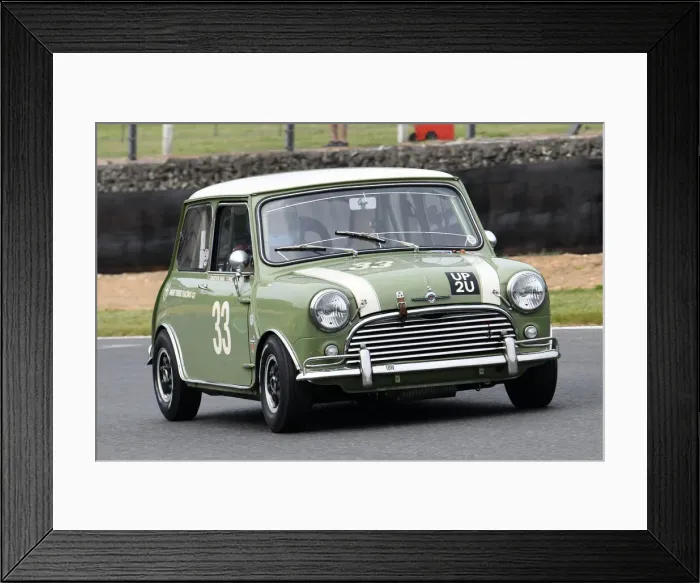Framed Print : CJM-P 0824 Jonathon Page, Matthew Page, Morris Mini Cooper S Framed Print : CJM-P 0824 Jonathon Page, Matthew Page, Morris Mini Cooper S