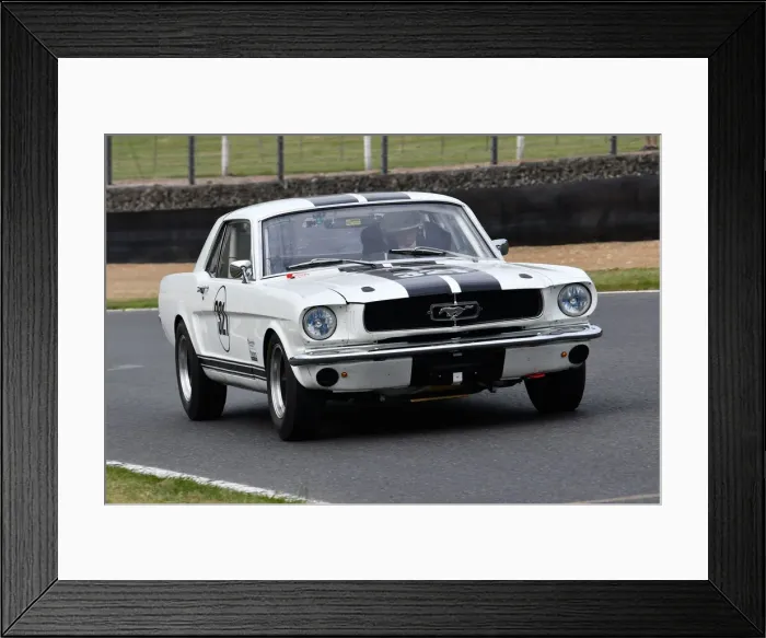 Framed Print : CJM-P 0821 Graeme Langford, Ford Mustang