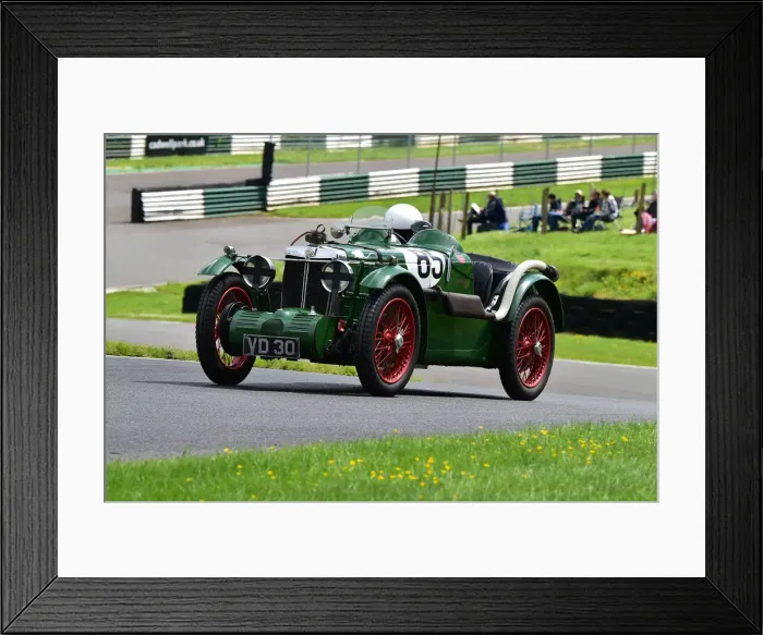 Framed Print : CM31 2290 Barry Foster, MG Montlhery