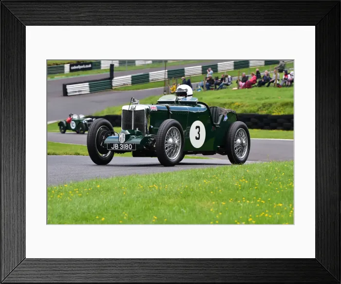 Framed Print : CM31 2274 Teifion Salisbury, MG K3 Framed Print : CM31 2274 Teifion Salisbury, MG K3