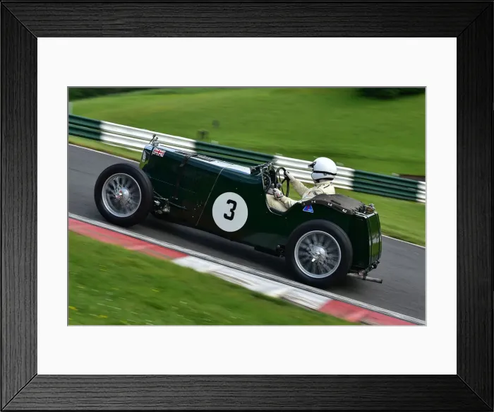 Framed Print : CM31 2344 Teifion Salisbury, MG K3 Framed Print : CM31 2344 Teifion Salisbury, MG K3