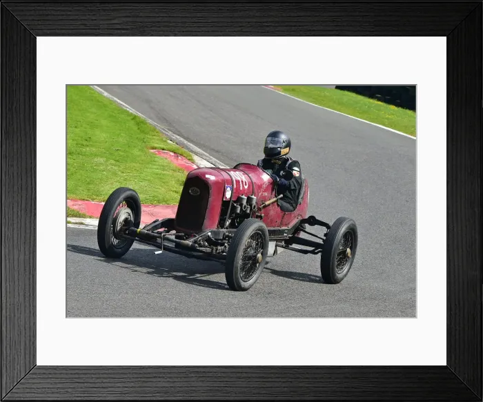 Framed Print : CM31 2366 Ollie Leston, Lovell Elkhart Sprint Racer