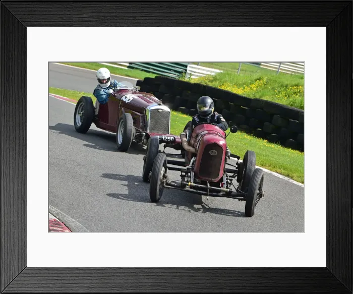 Framed Print : CM31 2391 Ollie Leston, Lovell Elkhart Sprint Racer, Rodney Seber, Wolseley Hornet Special