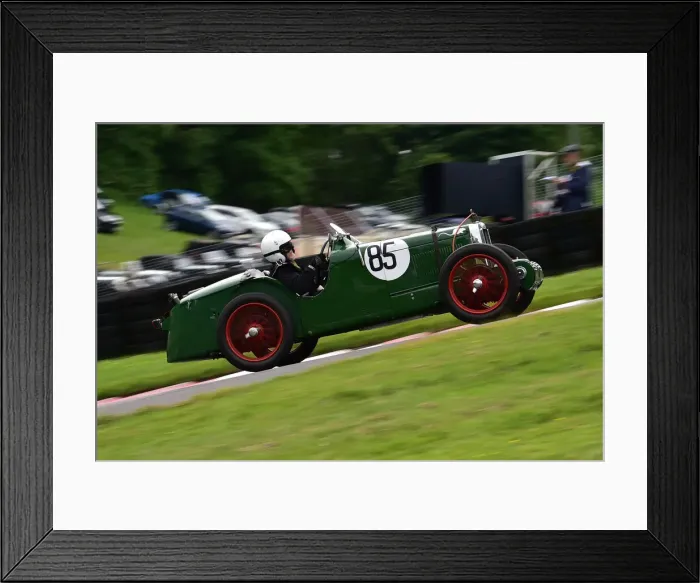 Framed Print : CM31 2721 Barry Foster, MG Montlhery Framed Print : CM31 2721 Barry Foster, MG Montlhery