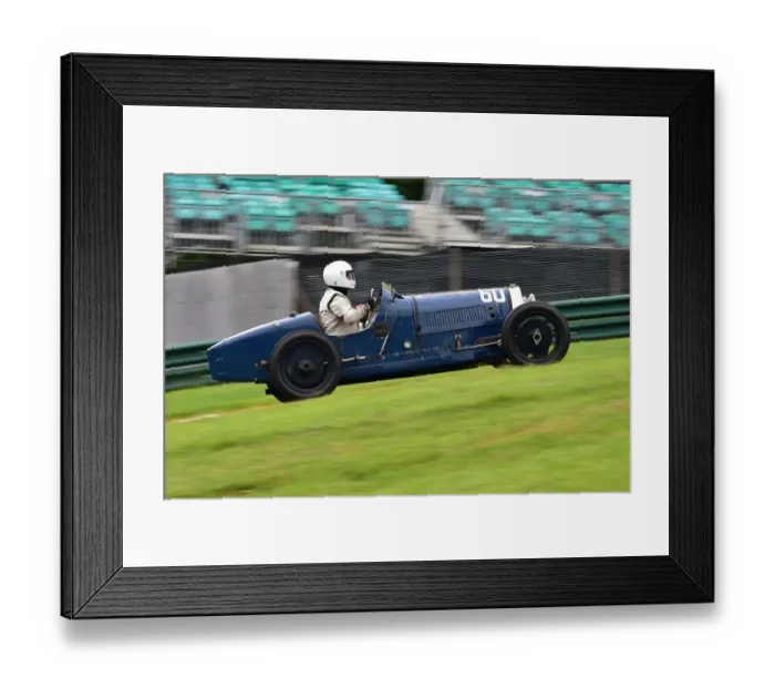 Framed Print : CM31 2718 Bruce Stops, Bugatti T35-44 Framed Print : CM31 2718 Bruce Stops, Bugatti T35-44