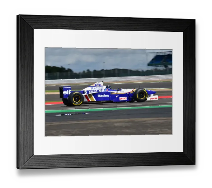 Framed Print : CM31 6715 Damon Hill, Williams FW18 Framed Print : CM31 6715 Damon Hill, Williams FW18