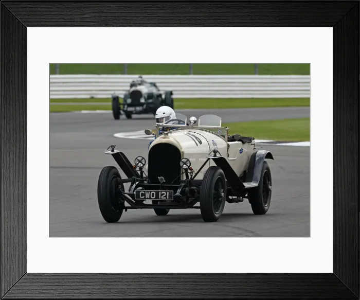 Framed Print : CJ9 1884 Vivian Bush, Sebastian Welch, Bentley 3 litre Framed Print : CJ9 1884 Vivian Bush, Sebastian Welch, Bentley 3 litre