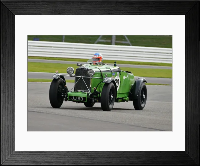 Framed Print : CJ9 1826 Michael Birch, Talbot AV105 Brooklands Framed Print : CJ9 1826 Michael Birch, Talbot AV105 Brooklands