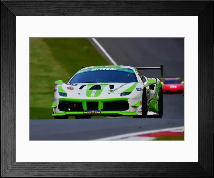 Framed Print : CJ9 4313 Wayne Marrs, Ferrari 488 Challenge Framed Print : CJ9 4313 Wayne Marrs, Ferrari 488 Challenge