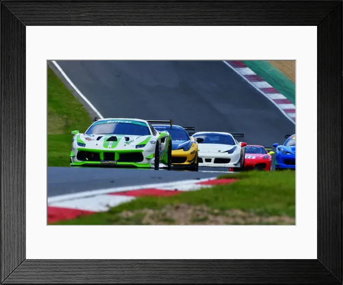 Framed Print : CJ9 4322 Wayne Marrs, Ferrari 488 Challenge Framed Print : CJ9 4322 Wayne Marrs, Ferrari 488 Challenge