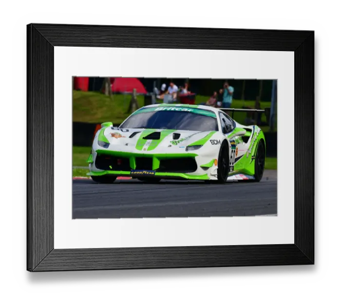 Framed Print : CJ9 4828 Wayne Marrs, Ferrari 488 Challenge Framed Print : CJ9 4828 Wayne Marrs, Ferrari 488 Challenge