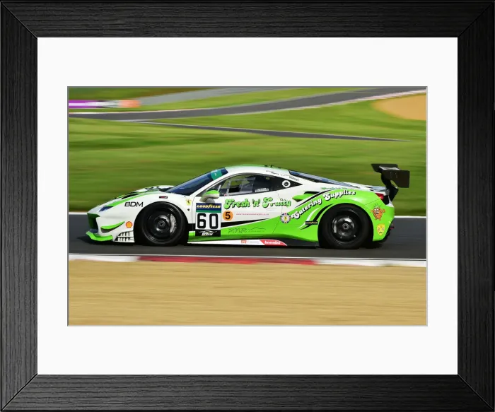 Framed Print : CM31 7656 Wayne Marrs, Ferrari 488 Challenge Framed Print : CM31 7656 Wayne Marrs, Ferrari 488 Challenge