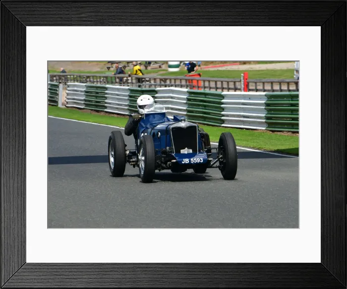 Framed Print : CJ9 5512 Mike James, Riley 12-4 TT Sprite replica Framed Print : CJ9 5512 Mike James, Riley 12-4 TT Sprite replica