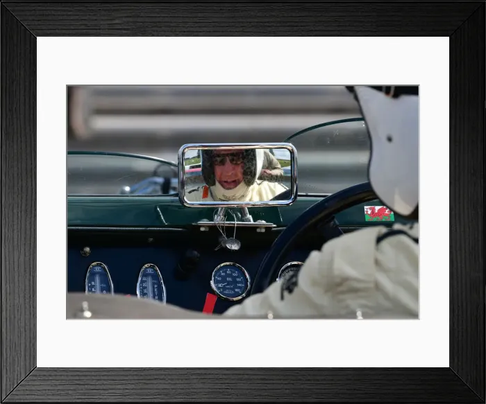 Framed Print : CJ9 5502 Teifion Salisbury, MG K3 Framed Print : CJ9 5502 Teifion Salisbury, MG K3