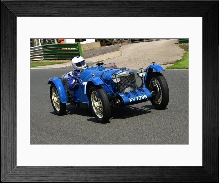 Framed Print : CM31 8288 John Reeve, Riley Brooklands Framed Print : CM31 8288 John Reeve, Riley Brooklands
