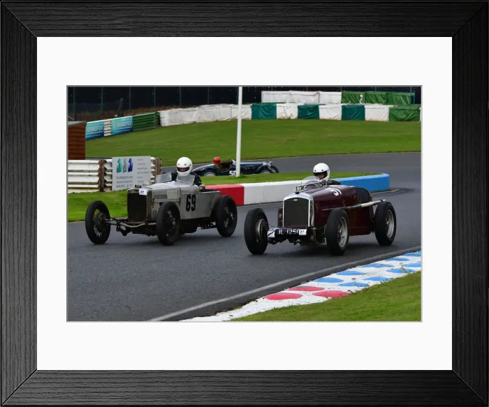Framed Print : CJ9 5805 Dougal Cawley, GN Ford Piglet, Tony Seber, Wolseley Hornet Special Framed Print : CJ9 5805 Dougal Cawley, GN Ford Piglet, Tony Seber, Wolseley Hornet Special