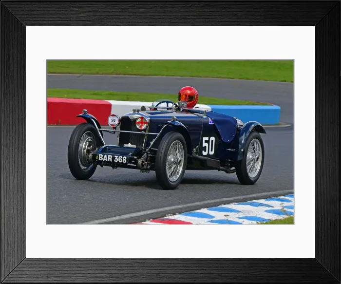 Framed Print : CJ9 5875 Colin Wolstenholme, Riley Racing MPH Framed Print : CJ9 5875 Colin Wolstenholme, Riley Racing MPH