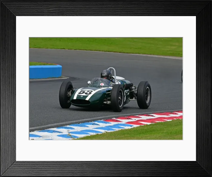Framed Print : CJ9 6020 Justin Maeers, Cooper-Climax T53 Framed Print : CJ9 6020 Justin Maeers, Cooper-Climax T53