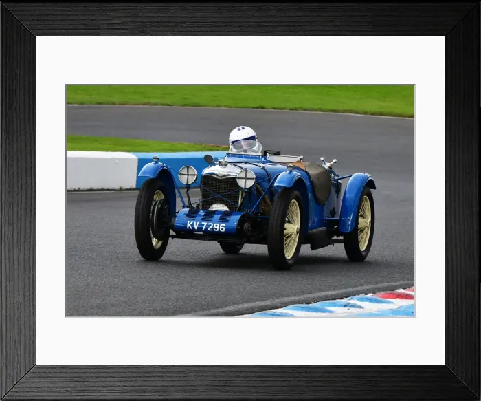 Framed Print : CJ9 6110 John Reeve, Riley Brooklands Framed Print : CJ9 6110 John Reeve, Riley Brooklands