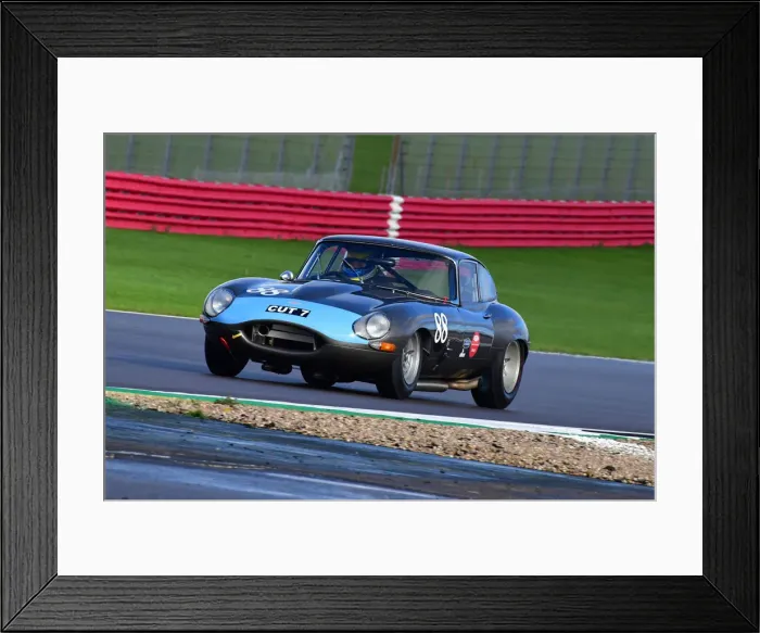 Framed Print : CJ10 1705 Richard Kent, Chris Ward, Jaguar E-Type Framed Print : CJ10 1705 Richard Kent, Chris Ward, Jaguar E-Type