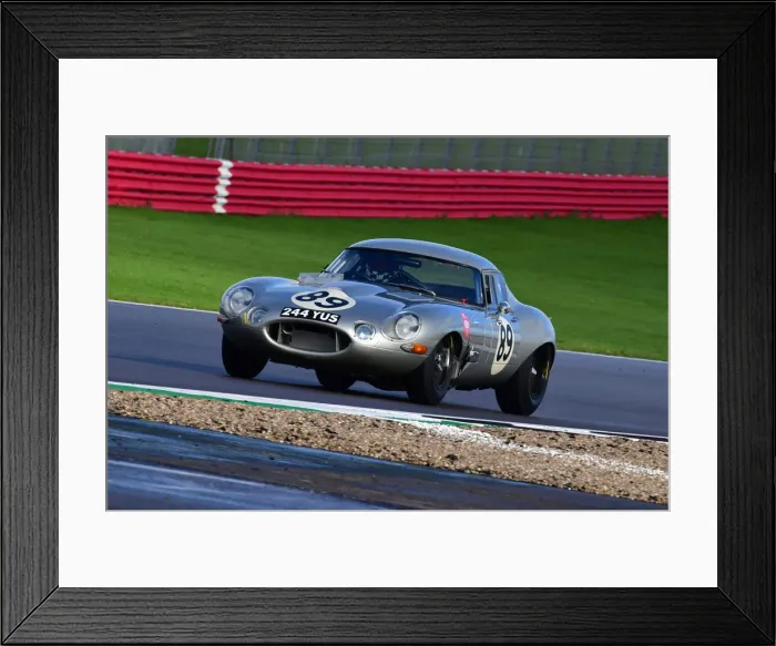 Framed Print : CJ10 1706 Mike Wrigley, Matthew Wrigley, Jaguar E-Type