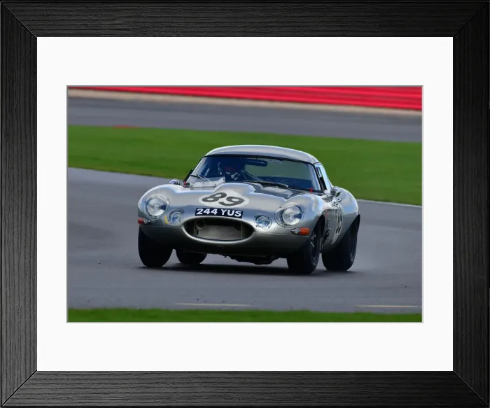 Framed Print : CJ10 1727 Mike Wrigley, Matthew Wrigley, Jaguar E-Type