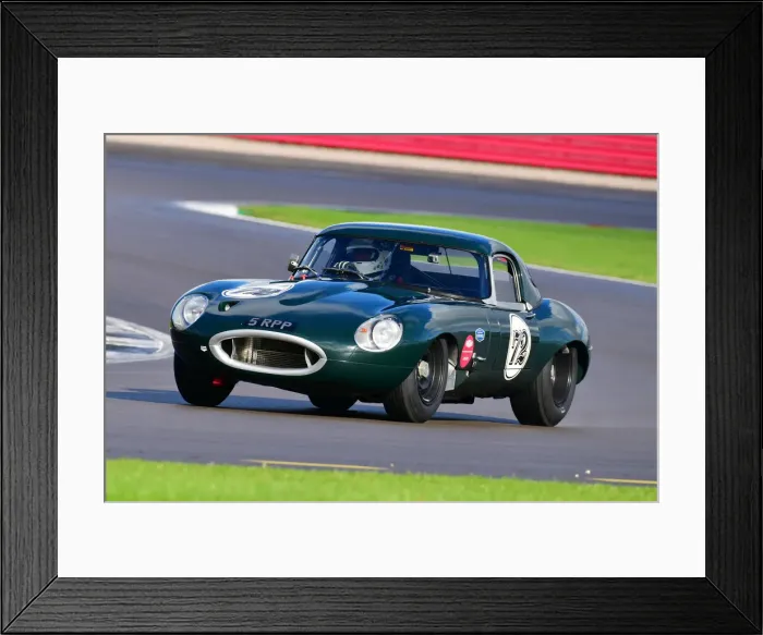 Framed Print : CJ10 1744 Jamie Boot, Jaguar E-Type Framed Print : CJ10 1744 Jamie Boot, Jaguar E-Type
