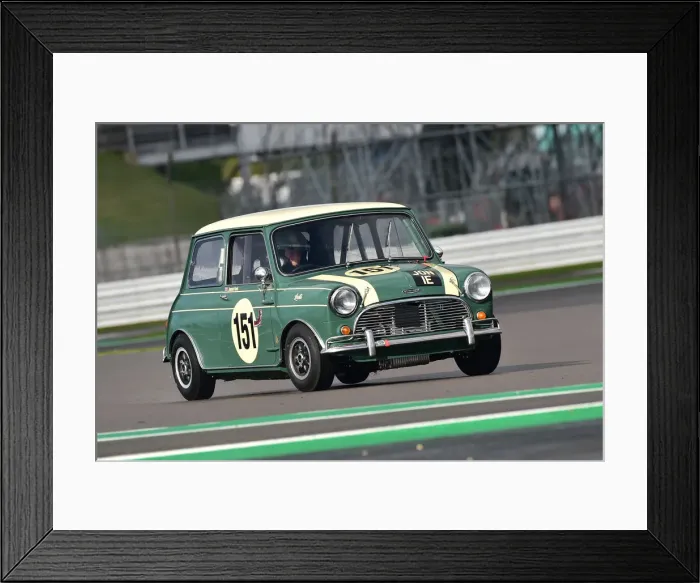 Framed Print : CM32 3168 Jonnie Kent, Austin Mini Cooper S Framed Print : CM32 3168 Jonnie Kent, Austin Mini Cooper S