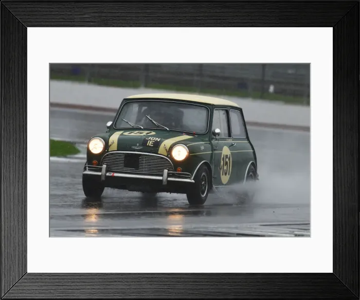Framed Print : CJ10 2201 Jonnie Kent, Austin Mini Cooper S Framed Print : CJ10 2201 Jonnie Kent, Austin Mini Cooper S