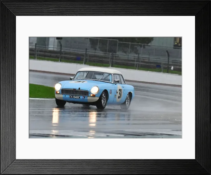 Framed Print : CJ10 2171 Paul Clayson, MGB Roadster