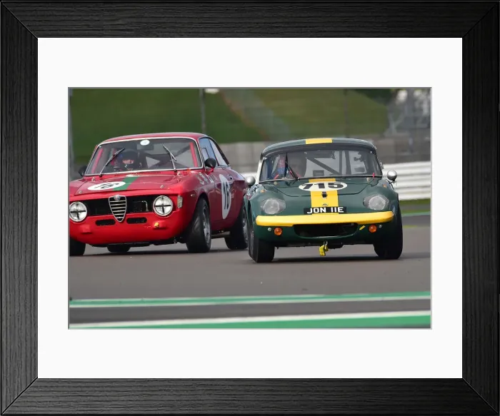 Framed Print : CM32 3166 Jon Harmer, Lotus Elan, James Colburn, Alfa Romeo Giulia Sprint GT Framed Print : CM32 3166 Jon Harmer, Lotus Elan, James Colburn, Alfa Romeo Giulia Sprint GT