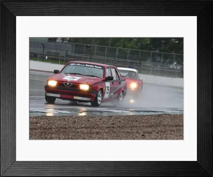 Framed Print : CJ10 2143 James Wright, Alfa Romeo 75 Framed Print : CJ10 2143 James Wright, Alfa Romeo 75