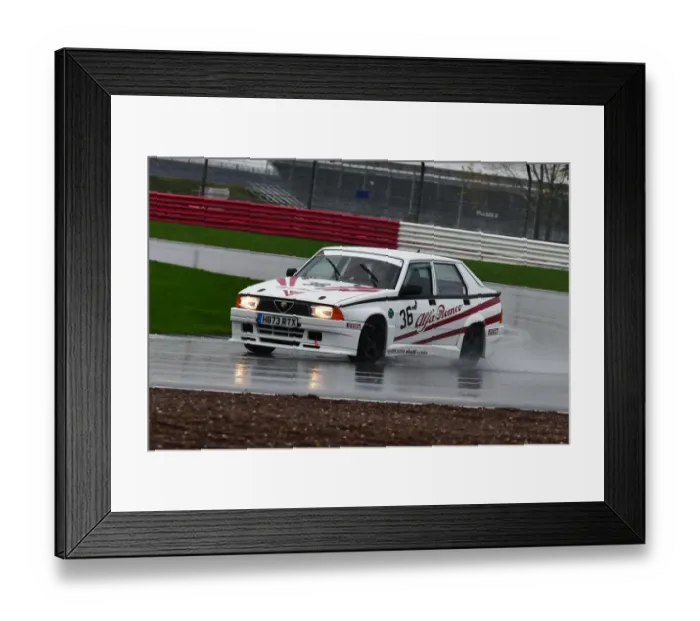 Framed Print : CJ10 2134 Chris Whelan, Alfa Romeo 75 Turbo Framed Print : CJ10 2134 Chris Whelan, Alfa Romeo 75 Turbo