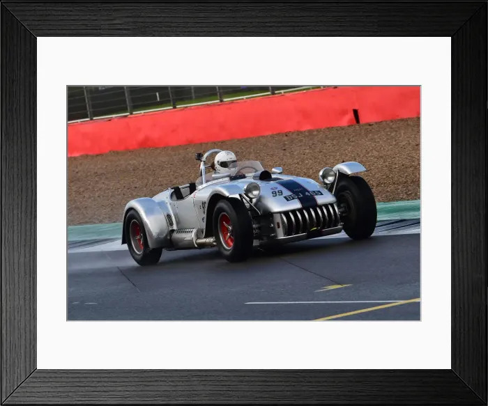 Framed Print : CM32 2226 Chris Keen, Richard McAlpine, Kurtis 500S Corvette
