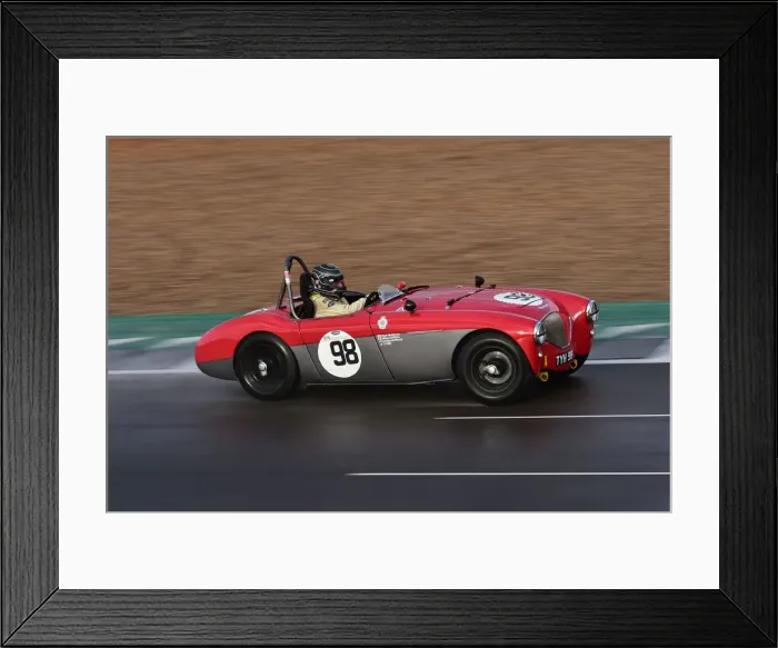 Framed Print : CM32 2254 Nick Matthews, Austin Healey 100-4 Framed Print : CM32 2254 Nick Matthews, Austin Healey 100-4