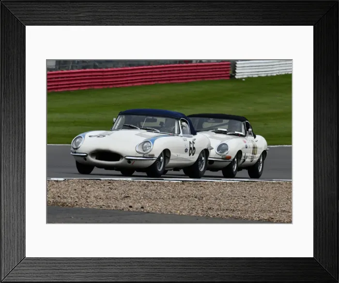 Framed Print : CJ9 2032 James Cottingham, Harvey Stanley, Jaguar E-Type Framed Print : CJ9 2032 James Cottingham, Harvey Stanley, Jaguar E-Type