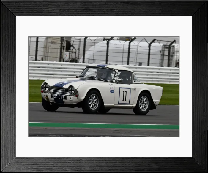 Framed Print : CJ9 2063 Ben Cussons, Jonathan Turner, Triumph TR4 Framed Print : CJ9 2063 Ben Cussons, Jonathan Turner, Triumph TR4