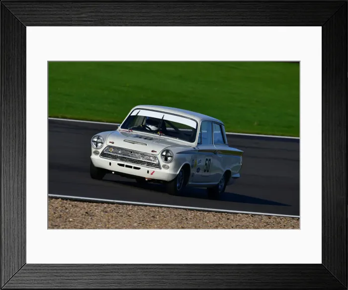 Framed Print : CJ10 2083 John Ure, Nick Wigley, Lotus Ford Cortina Framed Print : CJ10 2083 John Ure, Nick Wigley, Lotus Ford Cortina