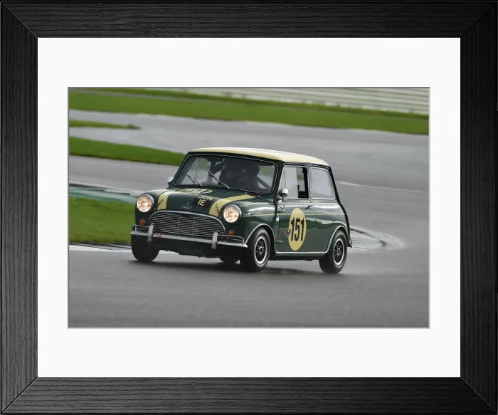 Framed Print : CM32 2516 Jonnie Kent, Austin Mini Cooper S Framed Print : CM32 2516 Jonnie Kent, Austin Mini Cooper S