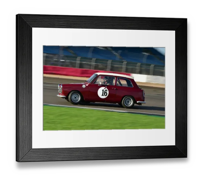 Framed Print : CM32 2596 Steve Dance, Graham Miller, Austin A40 Speedwell