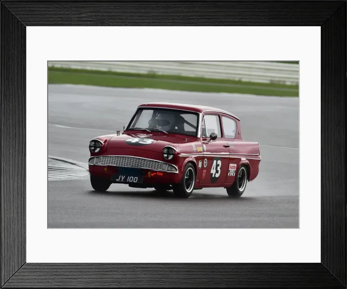 Framed Print : CM32 2497 Eric Walker, Ford Anglia Framed Print : CM32 2497 Eric Walker, Ford Anglia