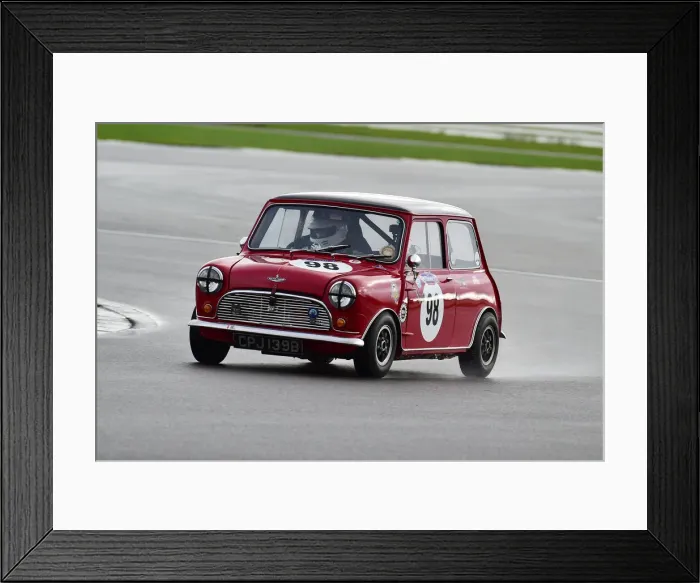 Framed Print : CM32 2487 Mike Davies, John Davies, Austin Mini Cooper S Framed Print : CM32 2487 Mike Davies, John Davies, Austin Mini Cooper S