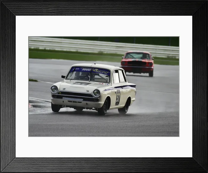 Framed Print : CM32 2479 Mike Gardiner, Josh Cook, Lotus Ford Cortina Framed Print : CM32 2479 Mike Gardiner, Josh Cook, Lotus Ford Cortina