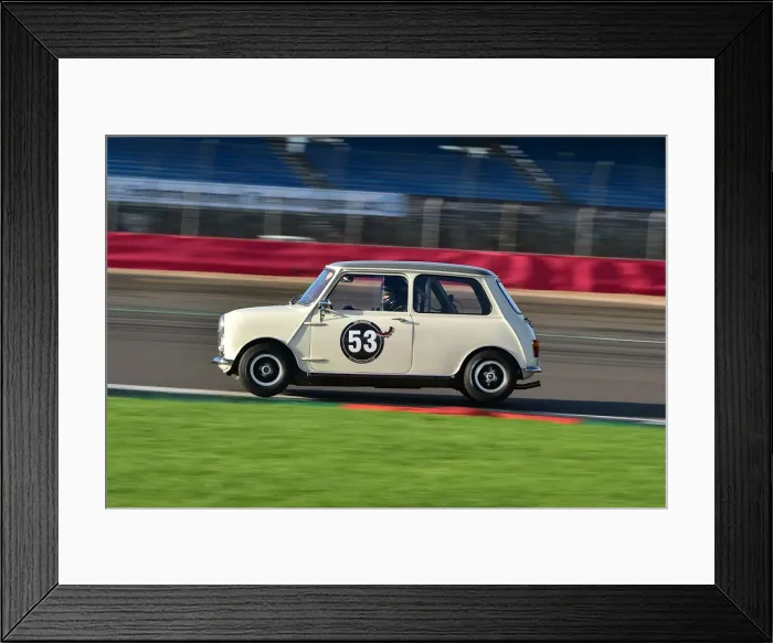 Framed Print : CM32 2641 Phil Bullen Brown, Austin Mini Cooper S Framed Print : CM32 2641 Phil Bullen Brown, Austin Mini Cooper S