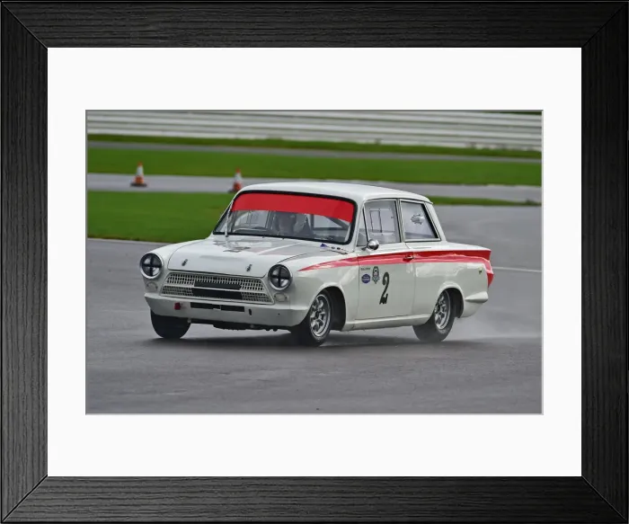Framed Print : CM32 2445 Neil Brown, Lotus Ford Cortina Framed Print : CM32 2445 Neil Brown, Lotus Ford Cortina
