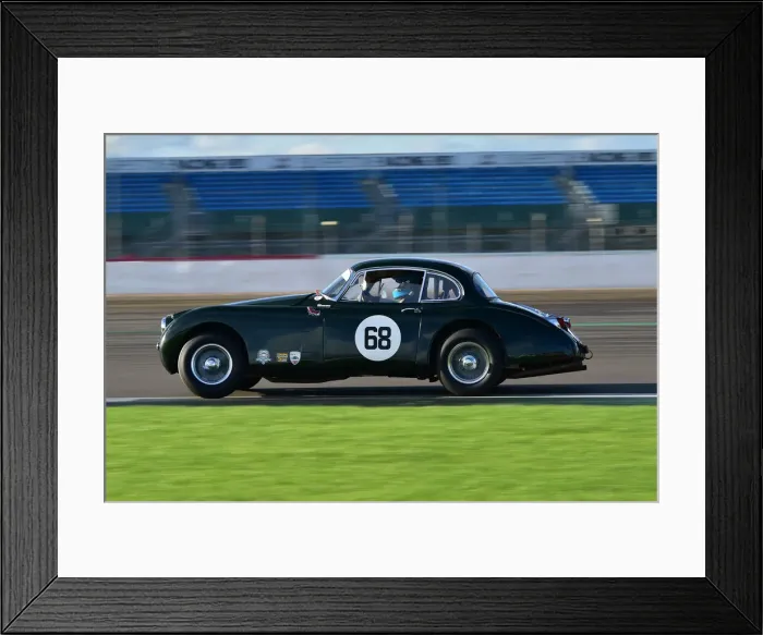 Framed Print : CM32 2632 Marc Gordon, Jaguar XK150S FHC