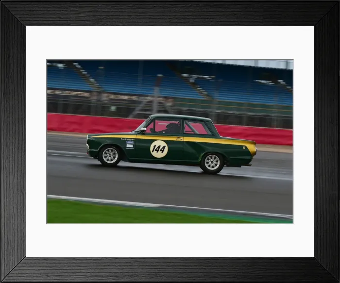 Framed Print : CM32 3447 David Dickenson, Lotus Ford Cortina Framed Print : CM32 3447 David Dickenson, Lotus Ford Cortina