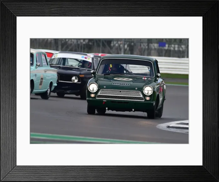 Framed Print : CM32 3338 David Dickenson, Lotus Ford Cortina Framed Print : CM32 3338 David Dickenson, Lotus Ford Cortina