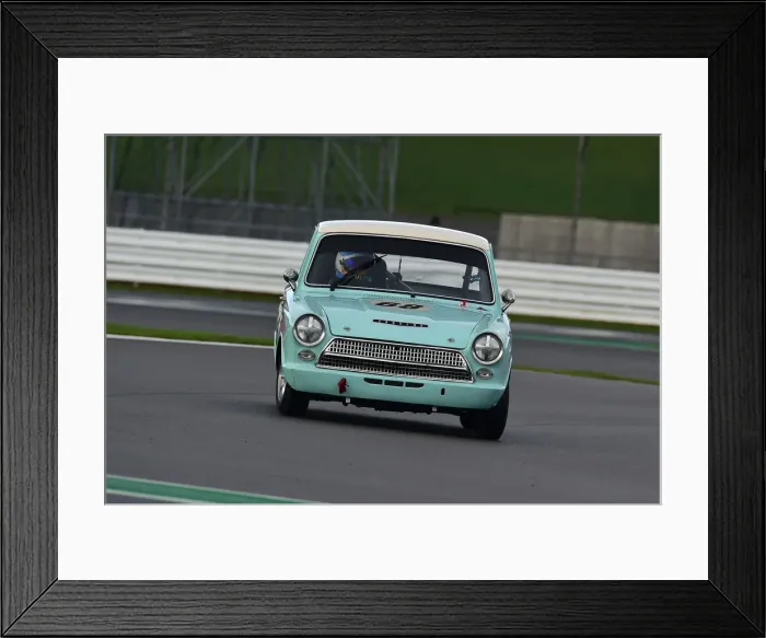 Framed Print : CM32 3368 Michael Cullen, Paddy Shovlin, Lotus Ford Cortina